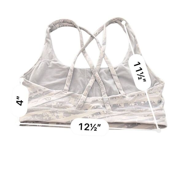 Lululemon Crossback Sports Bra Racerback Run Sport Bra Black size S - Picture 6 of 7